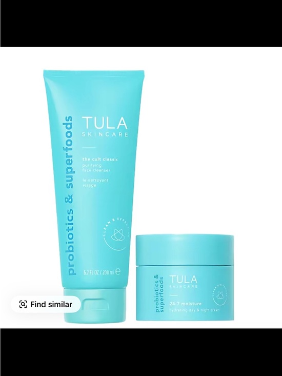 Tula Other - Tula Aqua Blue Probiotics Face Cleanser & Moisture Cream Set